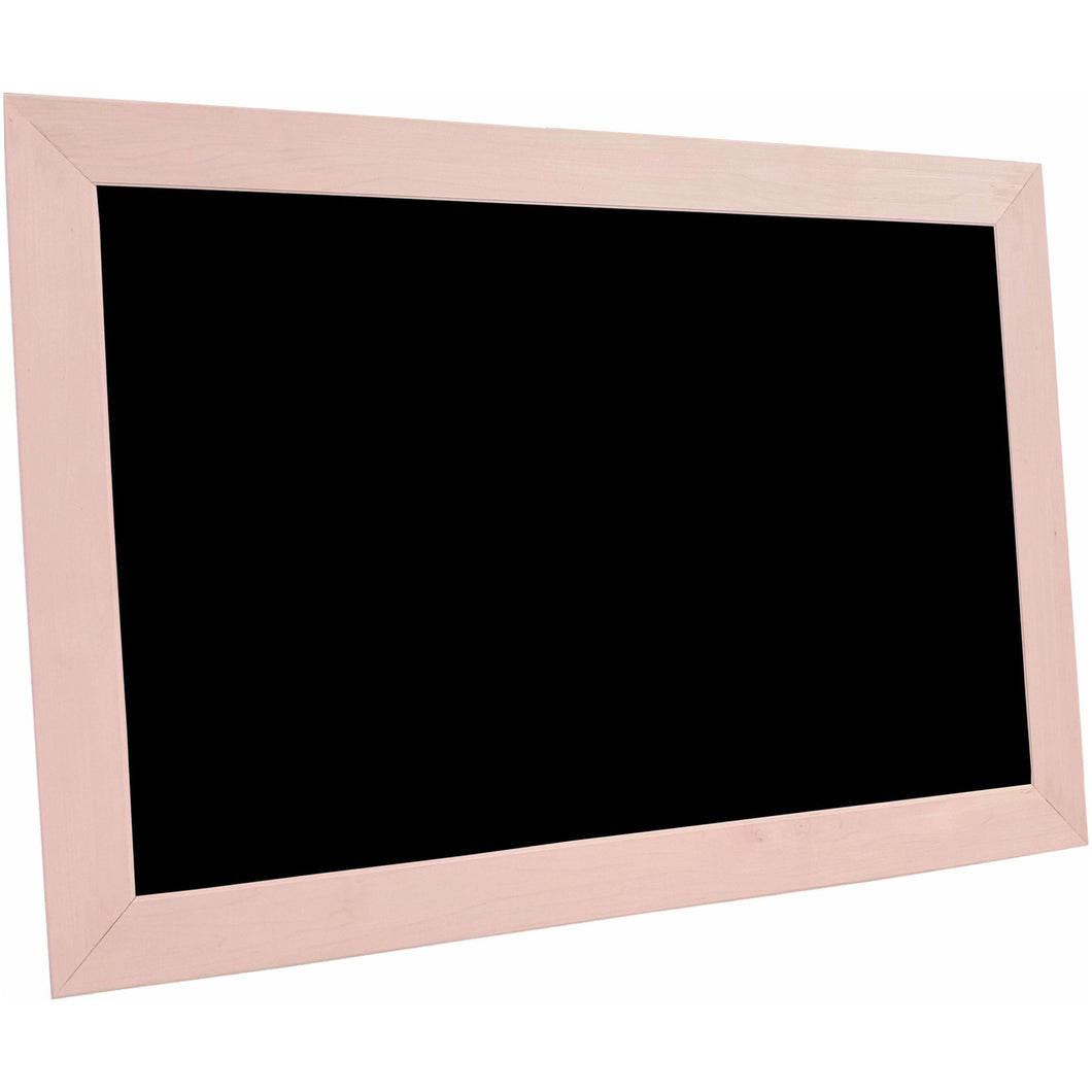 Light Rose Frame - Classic Schoolhouse Black Chalkboard - Nonmagnetic - 24X60 - GL4