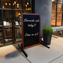 Load image into Gallery viewer, Chalkboard Sign Easel 2-sided T-stand
