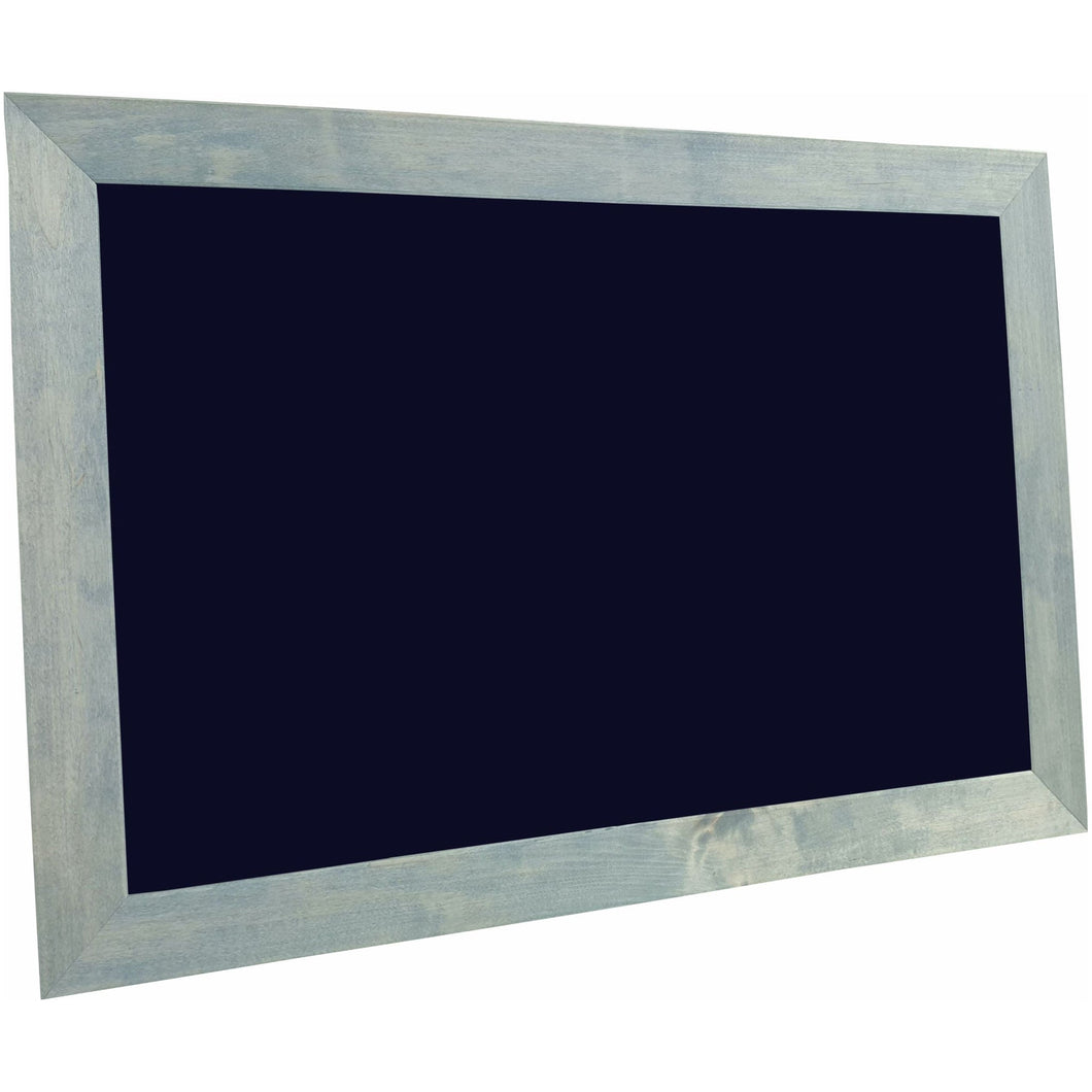 Worn Navy Frame - Classic Schoolhouse Black Chalkboard - Nonmagnetic - 24X60 - GL4