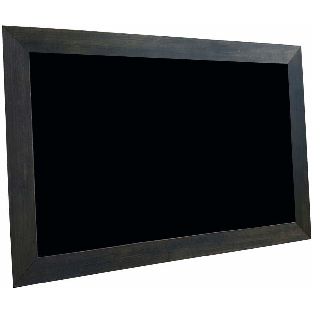 Carbon Grey Frame - Classic Schoolhouse Black Chalkboard - Nonmagnetic - 36X42 - GL4