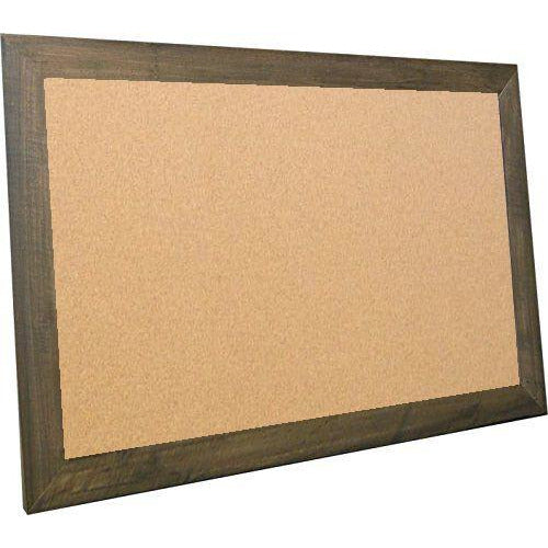 Brown Barnwood Frame - Classic Schoolhouse cork-board - 30X60 - GL4