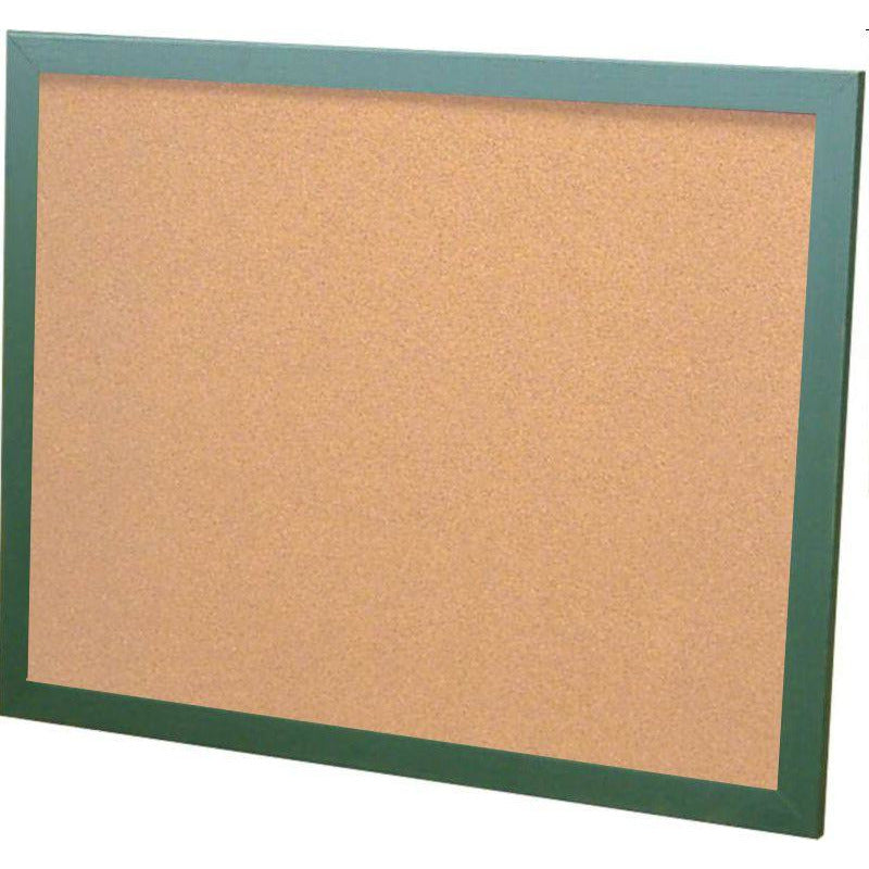 Premium Photo  Corkboard in green wooden frame isolated on white